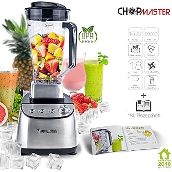 Milchshaker 1 l 15.000 U/min Edelstahl