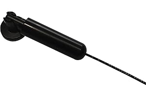 GARDINIA Cavo per Tende Race, per Montaggio a Parete o in Un Vano, Lunghezza: 5 m, Materiale di Montaggio Incluso, Metallo, Nero Opaco