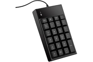 SH-RuiDu Pavé numérique filaire, 23 touches USB, pavé numérique filaire, comptabilité financière, numpad pour ordinateur portable