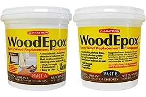 ABATRON WoodEpox Wood Replacement Compound 2 Pint Kit