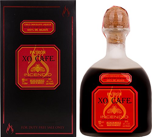Patron XO Cafe INCENDIO Chile Chocolate Liqueur + GB 30% Vol. 1 l