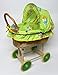 Produktbild Tigana Puppenwagen aus Weide & Holz Nostalgie Holzpuppenwagen (N-257)