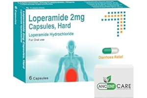 ANCIENT CARE CREATING HEALTHIER LIVES Diarrhoea Relief 2mg Capsules Loperamide Hydrochloride Tablets (6 x 5-30 Count) - Fast-Acting Anti-Diarrhoea Treatment – IBS Relief, Stomach Upset, Travel Diarrhoea Medicine.