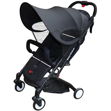 Manito Sonnenschutz Für Kinderwagen & Autositze – UV 50+, Verstellbar, Mit Seitlicher Belüftung, Scandi Design