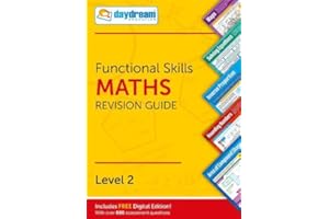DAYDREAM EDUCATION Functional Skills Maths | Pocket Posters: The Pocket-Sized Functional Skills Level 2 Maths Revision Guide | Level 2 Specification | FREE digital edition for computers, phones and tablets!