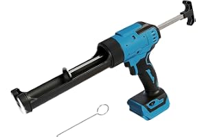 Sladlös fogspruta för Makita 18V, elektrisk silikontätningspistolapplikator för 300ml patroner med 6 justerbara hastigheter &