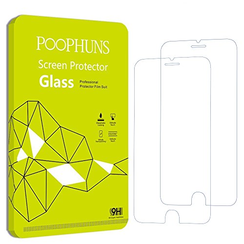 2 Pack Verre Trempé iPhone 6 / 6S , POOPHUNS Film Protection en Verre Trempé Ecran Protecteur Vitre pour iPhone 6 / 6S, Anti-rayures, HD, Ultra Resistant Dureté 9H, Sans Bulles, Compatible 3D Touche 2 Pack Verre Trempé iPhone 6 / 6S , POOPHUNS Film Protection en Verre Trempé Ecran Protecteur Vitre pour iPhone 6 / 6S, Anti-rayures, HD, Ultra Resistant Dureté 9H, Sans Bulles, Compatible 3D Touche