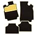 Produktbild CarFashion 237388 Auto Fussmatten Set ohne Mattenhalter Colori-Textil, Gelb, 4-teilig