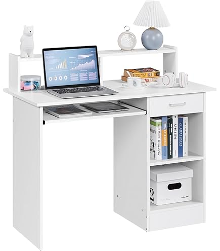 Bureau IKEA MICKE Blanc – 105x50x75 Cm – Neuf Sous Emballage