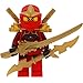 Produktbild LEGO Ninjago Minifigur Kai ZX aus Set 9449 incl. 4 GALAXYARMS Schwertern