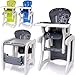 2IN1 High chair / table & chair SET (convertible) baby children 6 months to 6 years) (BLUE)