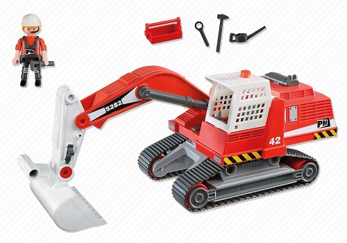 Imagen 2 de Playmobil Construcción - Excavadora de construcción (5282)