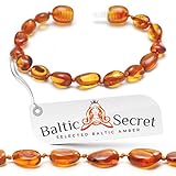 Amber Bracelet or Anklet / Premium Baltic Amber Beads that are 50% Richer and in Higher Value / Variuos Sizes from 13 to 22 cm