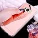 Produktbild Hülle Kompatibel mit Samsung Galaxy S8 Plus Spiegel Hülle Mirror Silikon Glitzer Cool Bling Kristall Strass Diamant Hülle TPU Silikon Soft Flex Hybrid Case Cover Luxus Hülle für Galaxy S8 Plus,Rose