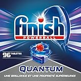Finish Pastilles Lave-Vaisselle Powerball Quantum - 96 Tablettes Lave-Vaisselle