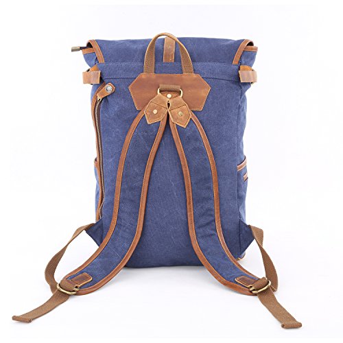 Gootium 50411 Canvas Genuine Leather laptop Backpack - 4