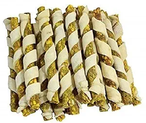 Pooch Box Premium Spiral Chew Munchy Sticks for Dogs (Chicken, 900gm)