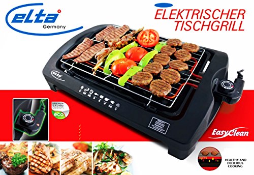 ELTA Elektrischer Tischgrill 2000W Balkongrill Elektrogrill Gartengrill Grill - 3