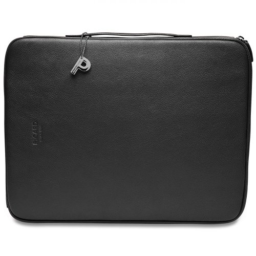 Picard 8112 Busy Schwarz - praktische Tasche für Laptop/Notebook (15,4 Zoll), Rindsleder