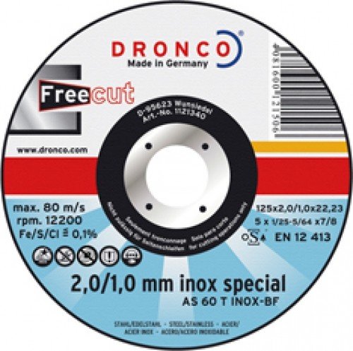 Preisvergleich Produktbild Dronco Freihand-Trennscheibe 115mm Inox