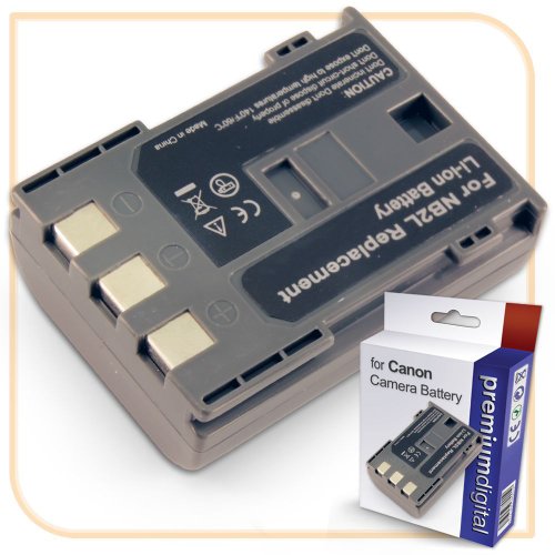 PremiumDigital 8-316-18 Canon Powershot S50 Replacement Camera Battery - Black