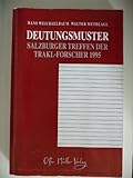 Image de Deutungsmuster: Salzburger Treffen der Trakl-Forscher 1995 (Trakl-Studien)