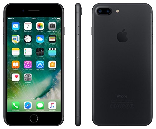 Apple iPhone 7 Plus Nero (Nero Opaco) 256GB (Ricondizionato Certificato)