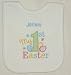 New Baby 1st Personalised Easter Bib. (Lemon)