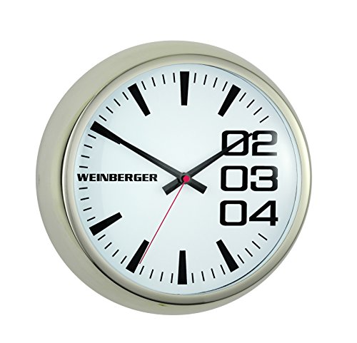 Preisvergleich Produktbild Mebus Wanduhren Analog Silber 18528