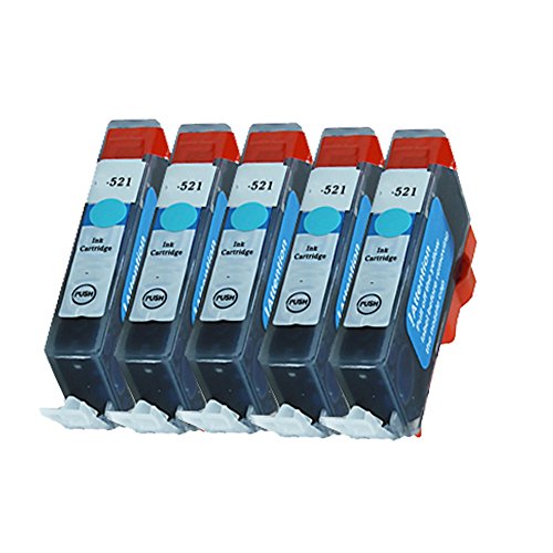 5 Druckerpatrone Tinte für Canon Pixma IP3600 IP4600 MP540 MP560 MP990 MX860 MX870 ersetzt CLI-521