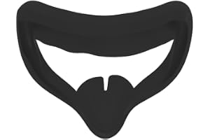 Silikon VR Face Cover Pad, VR Glasögon Silikon ögonmask Andas Anti Sweat VR Skyddande Skydd för 2 Gaming Headset