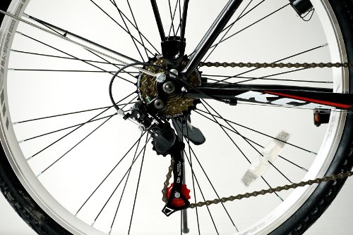 26″ KCP CITYBIKE TREKKINGRAD HERRENFAHRRAD WILD CAT schwarz weiss – 66 cm (26 Zoll) - 5