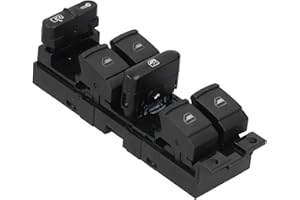 01 02 015 7M3959857D, Quick Response Fensterheber-Taste Schwarz Fensterheberschalter Ersatz für Alhambra 1997/10-2010/03 für Auto