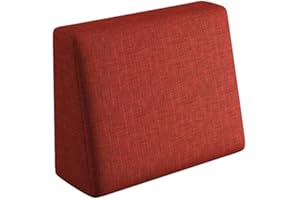 sunnypillow, Coussin Dossier pour Canapé Palette Euro Intérieur/Extérieur Appui 60 x 40 x 20/10cm plusieures Tailles et Couleurs à Choisir Coussin Matelas en Mousse Rouge