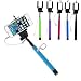 Caple Store Selfie Stick with Aux cable For iPhone, Android All Smart Phone - Multicolor RS.229.00