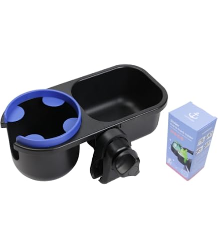 PATIKIL Clip Portabottiglia In Silicone Con Fibbia - 2 Pezzi - Arancione E Argento