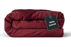 ‎TWENTY:THREE twenty:three Lyocell Deckenbezug 155x220 Biking Red - 100% Tencel - Gewonnen aus Eukalyptus - Hochwertig - Nachhaltig - Atmungsaktiv - Luxus - Hypoallergen
