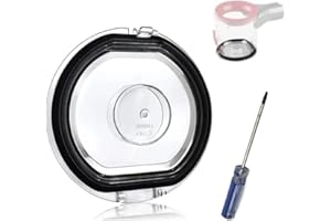 Moupaa Dolna pokrywa pojemnika na kurz i pierścień uszczelniający do odkurzacza Dyson V7 V8 SV10 SV11 odkurzacz pojemnik na kurz zamiennik ze śrubokrętem