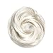 I&K® Hair Piece Stylemaker Elegant Updo Scrunchie Scrunchy Bun Natural Colours (Snow White R60)