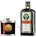 Produktbild Jägermeister Kräuterlikor 0,7l (35% Vol) + Flachmann aus Edelstahl mit Schraubdeckel