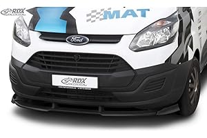 RDX Racedesign Front spoiler Vario-X compatible with Ford Transit Custom/Tourneo Custom 2012-2018 (PU)