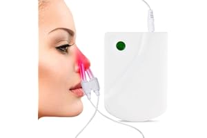 UIHECTA CuracióN Rinitis Sinusitis Fiebre Heno Pulso LáSer Baja Frecuencia MáQuina Masaje Cuidado Nariz 1pcs