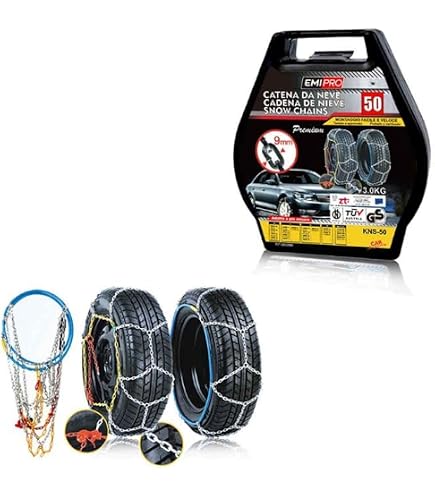 Chaînes à Neige 16mm Pour Fourgon/SUV 285/70 R17 - Tension Manuelle - Homologuées TUV/GS - Snow Line