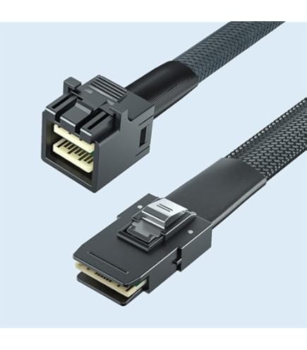 Cavo Interno SAS SFF-8643 To SFF-8482 - 1m, Per HDD E Controller - Foto 2