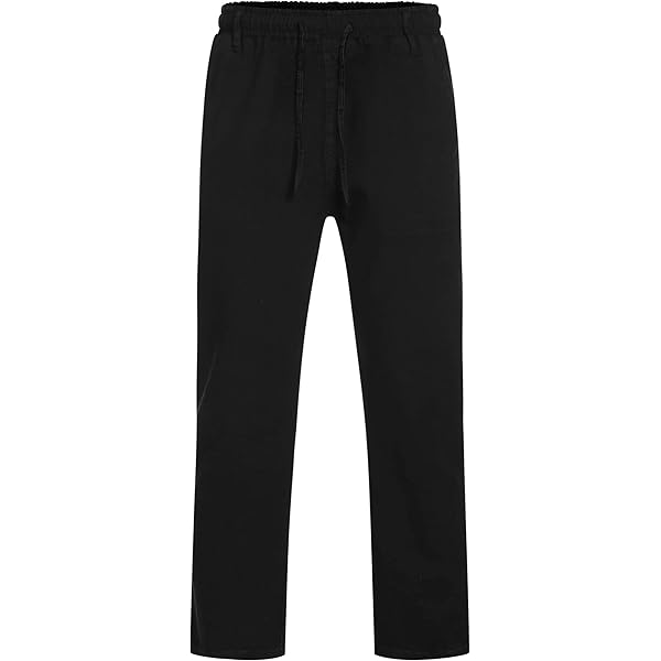 COOFANDY Heren Casual Broek Elastische Taille Trekkoord