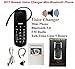Price comparison product image Beat the Boss VOICE CHANGER 3in1 The Worlds Smallest Thinest Mobile Phone Bluetooth Dialer Bluetooth Headphone Micro SIM Card LONG-CZ J8 18Gram (Black)