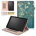 Produktbild Uliking Fire HD 10 Hülle 2015, Fire HD 10 Tablet Hülle 2017, PU Leder Cover [Eckschutz] [Auto Sleep/Wake] Flip Stand Schutzhülle für Kindle Fire HD 10 5./2015, 7th/2017