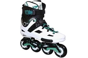 KRF The New Urban Concept Krf Patin B FRS Angel 4x80 Blanco/Verde, Unisex Adulto