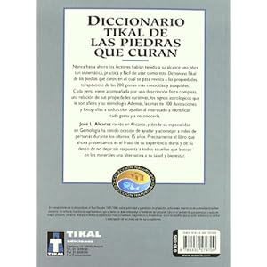 Diccionario tikal de las piedras que curan / Tikal Dictionary of Healing Stones