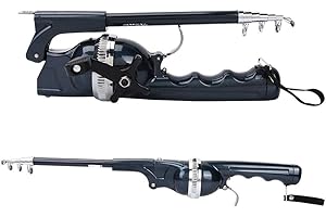 Emoshayoga Fishing Rod ,Fishing Rod ,Telescopic Foldable Portable Comfortable Handle for Fishing for Camping for Adults for Outdoor